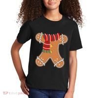 Gingerbread Man Adult Cookie Costume Kids T-Shirt thumb 2