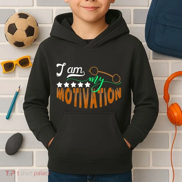 Gym Motivation Apparel Kids Hoodie