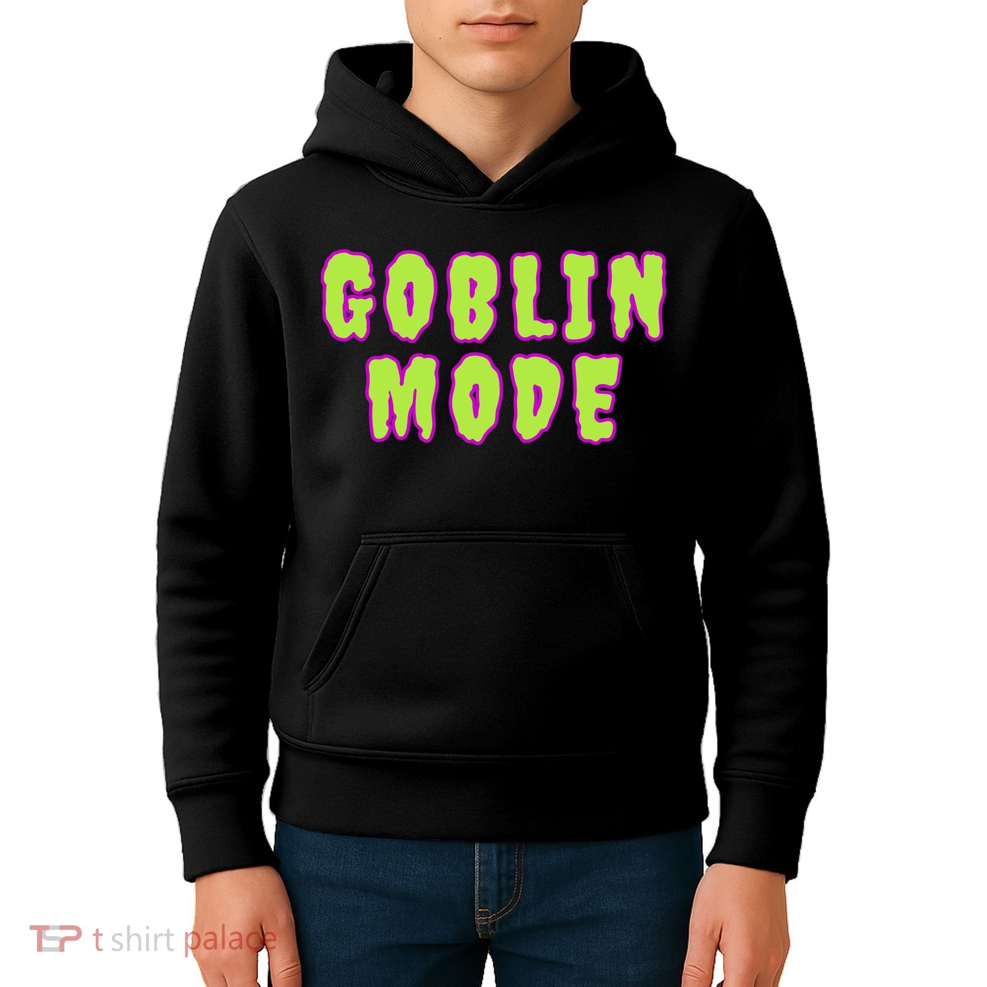 Goblin Mode Animals Going Goblin Mode Kids Hoodie