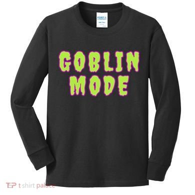 Goblin Mode Animals Going Goblin Mode Kids Long Sleeve Shirt