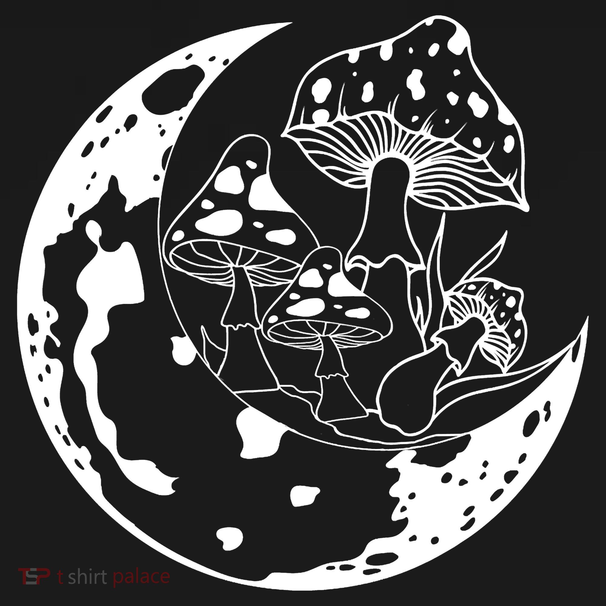 Goblincore Moon Aesthetic Dark Academia Mushroom Ornament