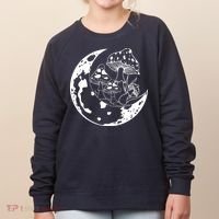 Goblincore Moon Aesthetic Dark Academia Mushroom Women's Sweatshirt thumb 0