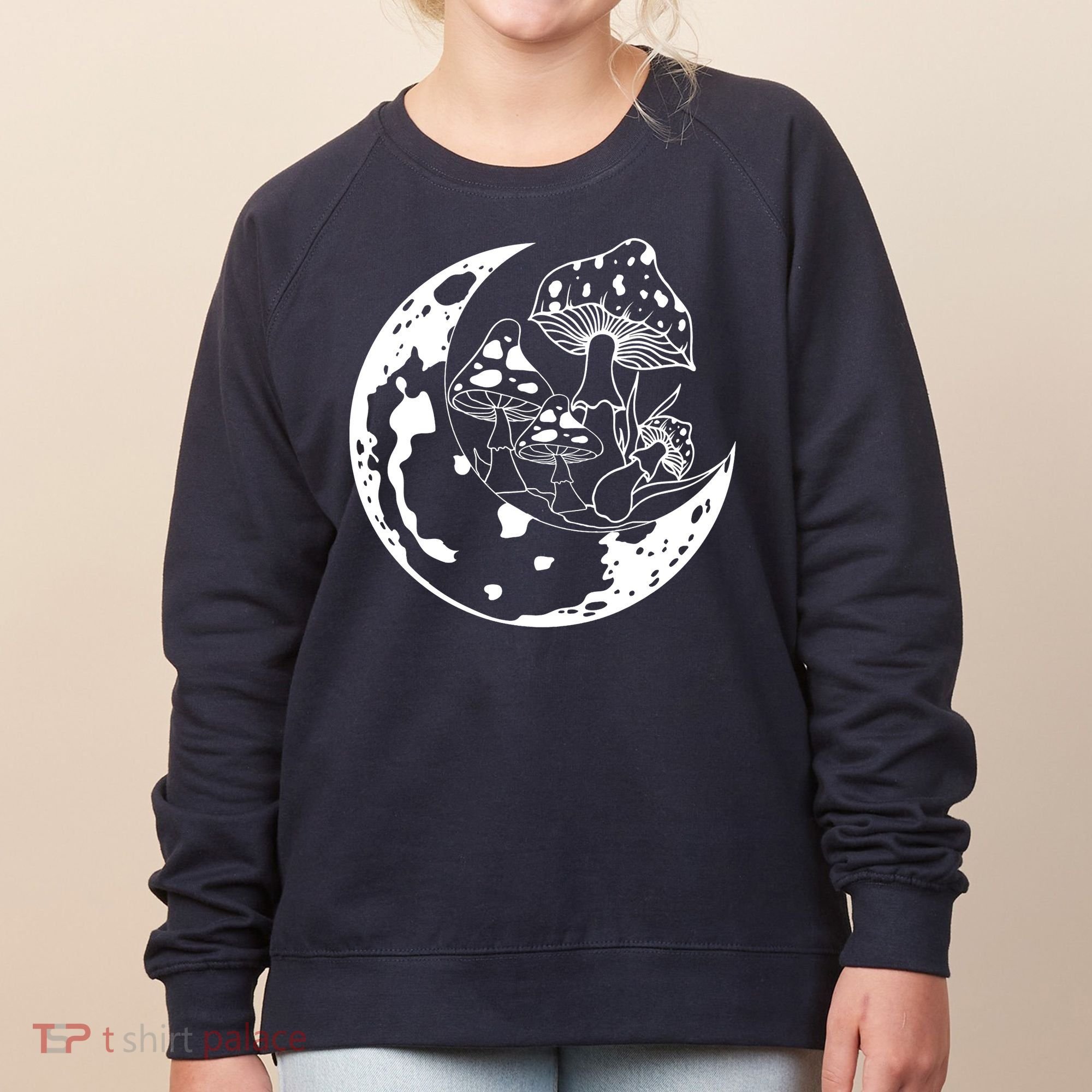 Goblincore Moon Aesthetic Dark Academia Mushroom Women's Sweatshirt