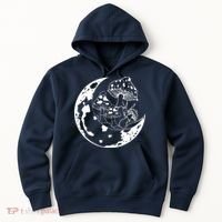 Goblincore Moon Aesthetic Dark Academia Mushroom Hoodie thumb 0