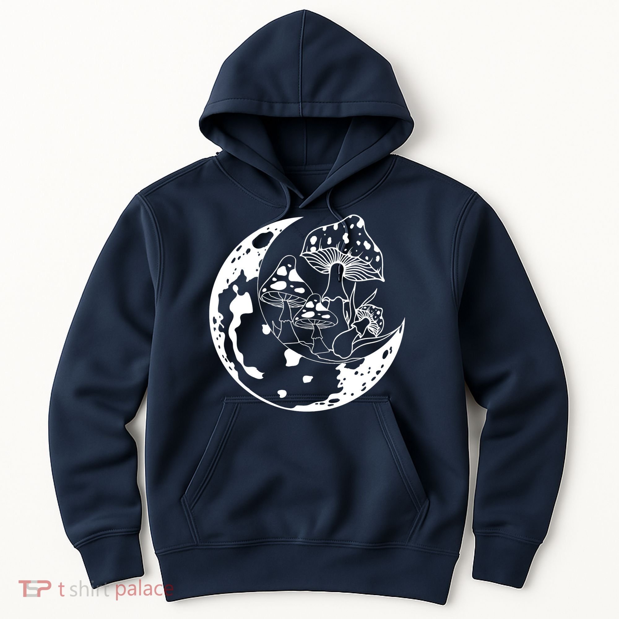 Goblincore Moon Aesthetic Dark Academia Mushroom Hoodie
