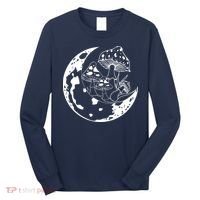 Goblincore Moon Aesthetic Dark Academia Mushroom Long Sleeve Shirt thumb 0
