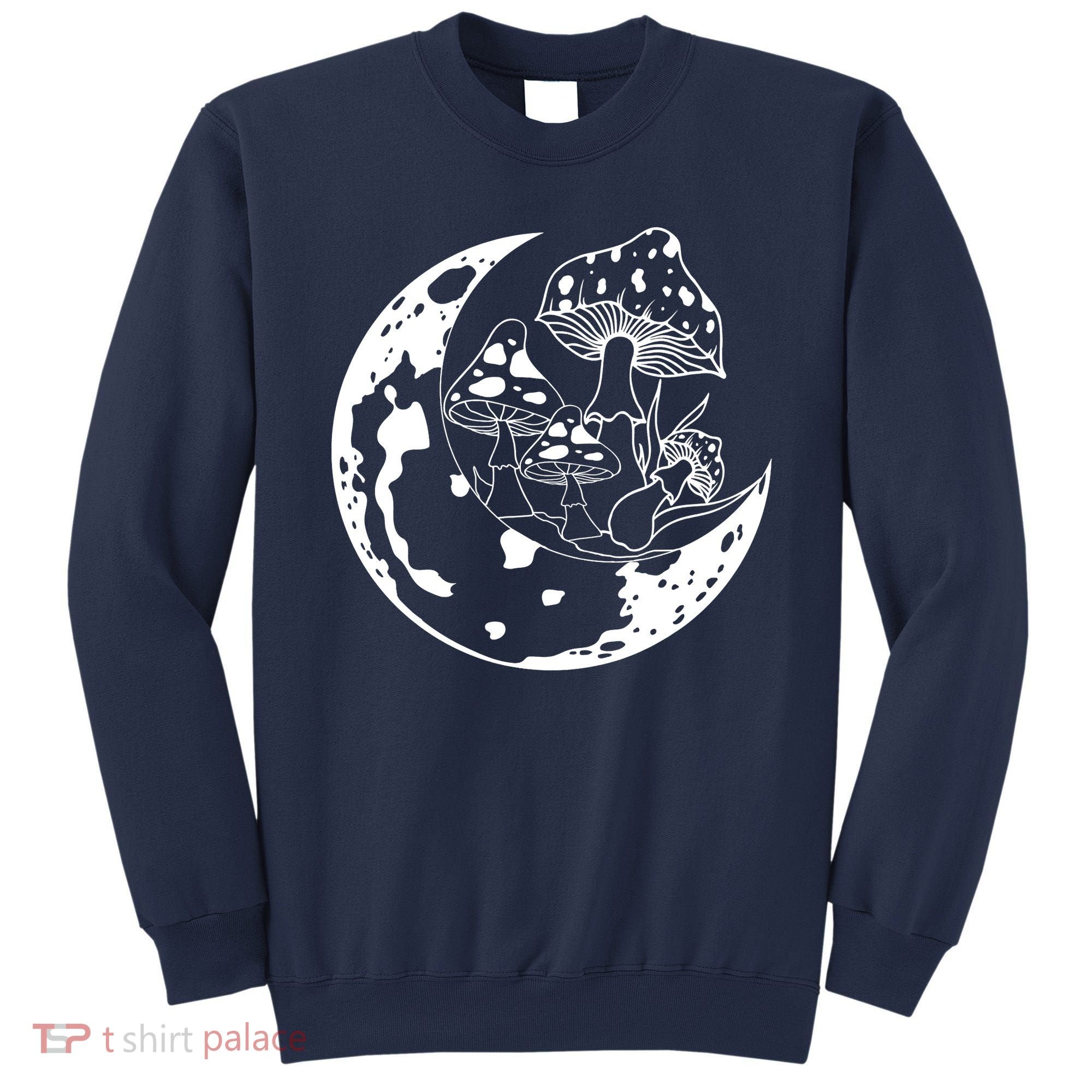 Goblincore Moon Aesthetic Dark Academia Mushroom Sweatshirt