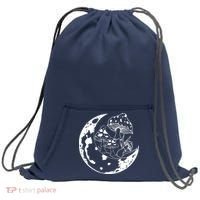Goblincore Moon Aesthetic Dark Academia Mushroom Sweatshirt Cinch Pack Bag thumb 0