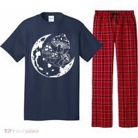 Goblincore Moon Aesthetic Dark Academia Mushroom Pajama Set thumb 0