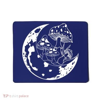 Goblincore Moon Aesthetic Dark Academia Mushroom Mousepad