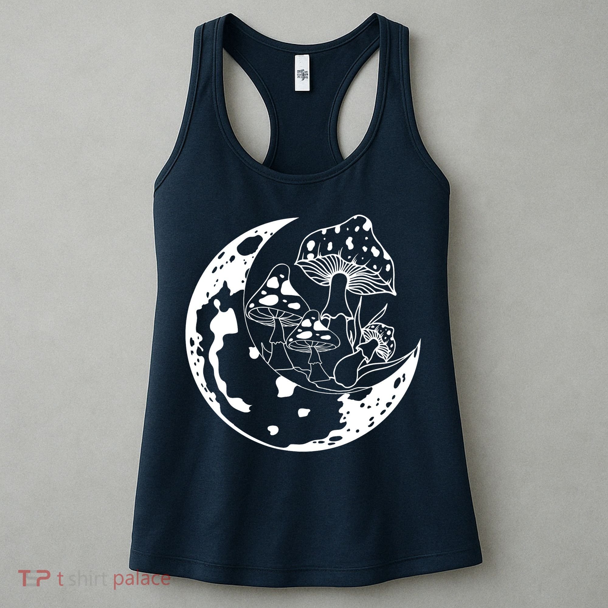 Goblincore Moon Aesthetic Dark Academia Mushroom Women's Tank Top