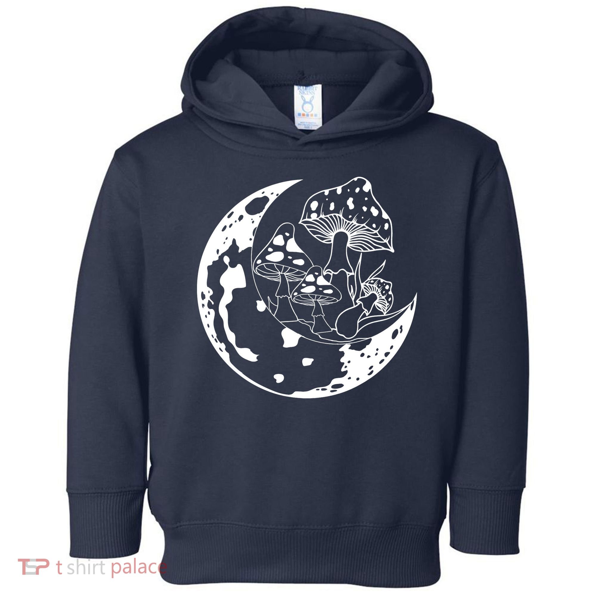 Goblincore Moon Aesthetic Dark Academia Mushroom Toddler Hoodie