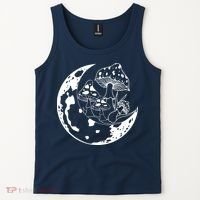 Goblincore Moon Aesthetic Dark Academia Mushroom Tank Top thumb 2
