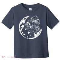 Goblincore Moon Aesthetic Dark Academia Mushroom Toddler T-Shirt thumb 0