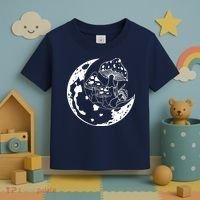 Goblincore Moon Aesthetic Dark Academia Mushroom Toddler T-Shirt thumb 3