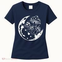 Goblincore Moon Aesthetic Dark Academia Mushroom Women's T-Shirt thumb 0