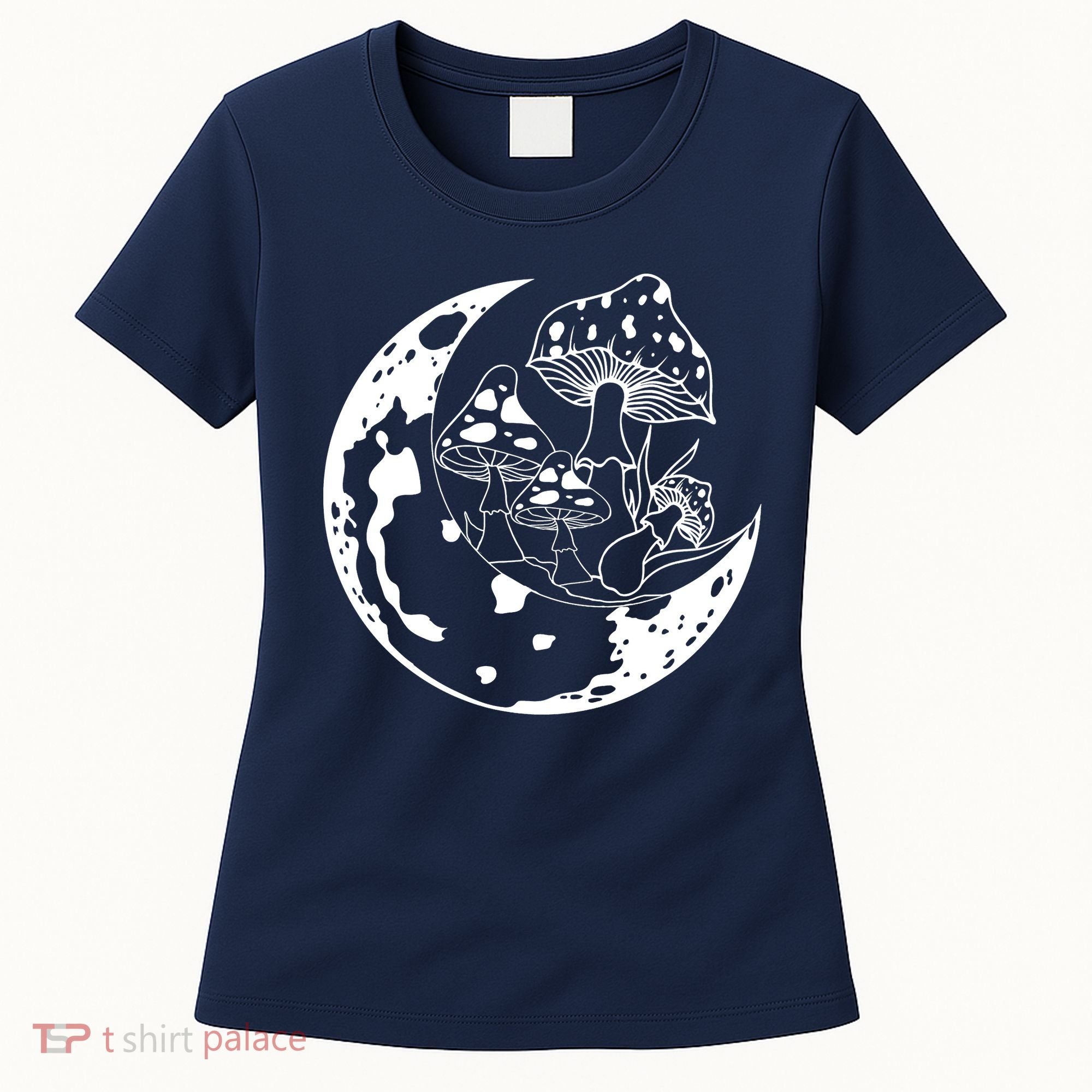 Goblincore Moon Aesthetic Dark Academia Mushroom Women's T-Shirt