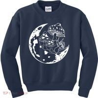 Goblincore Moon Aesthetic Dark Academia Mushroom Kids Sweatshirt thumb 0