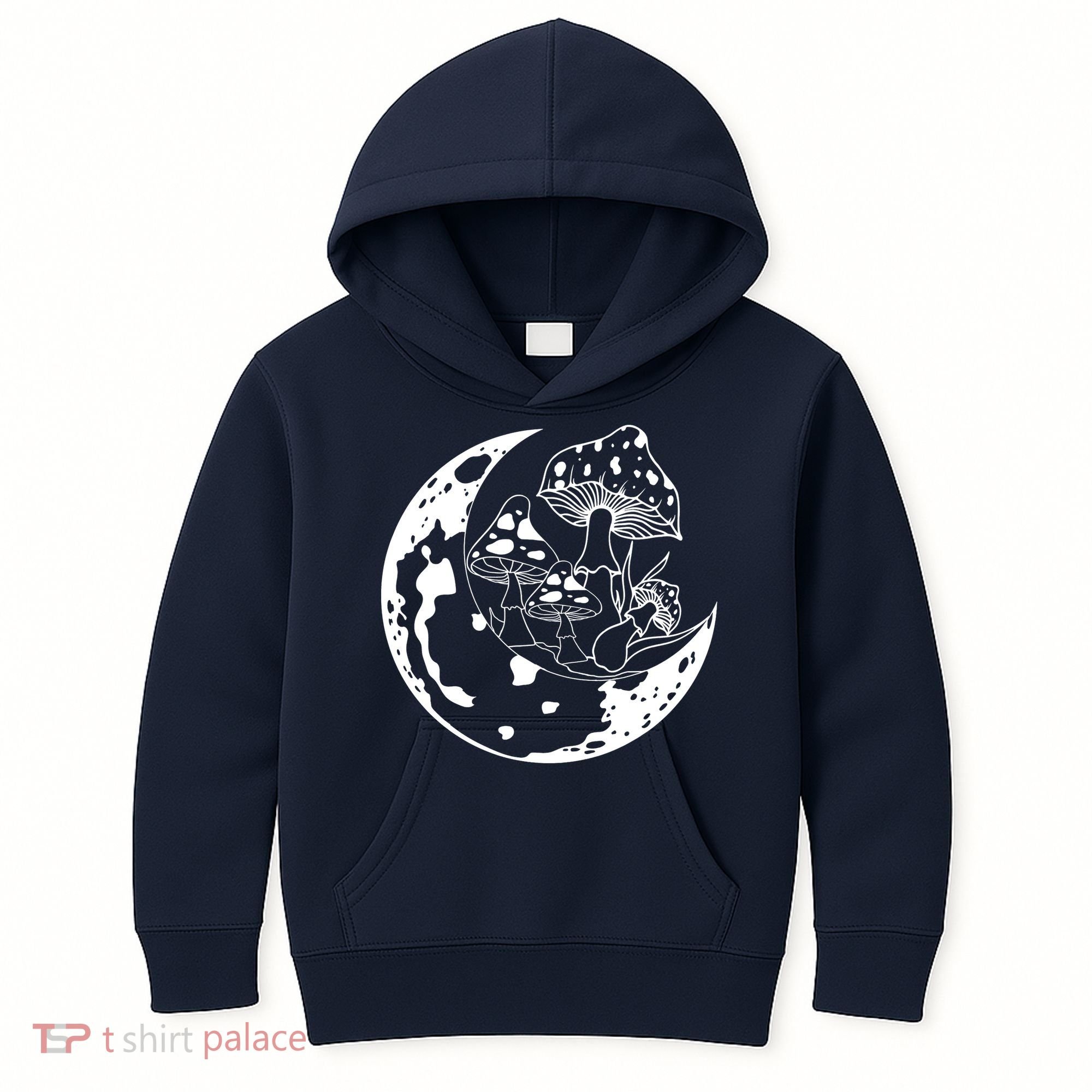 Goblincore Moon Aesthetic Dark Academia Mushroom Kids Hoodie