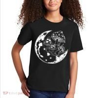 Goblincore Moon Aesthetic Dark Academia Mushroom Kids T-Shirt thumb 2