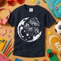Goblincore Moon Aesthetic Dark Academia Mushroom Kids T-Shirt thumb 3