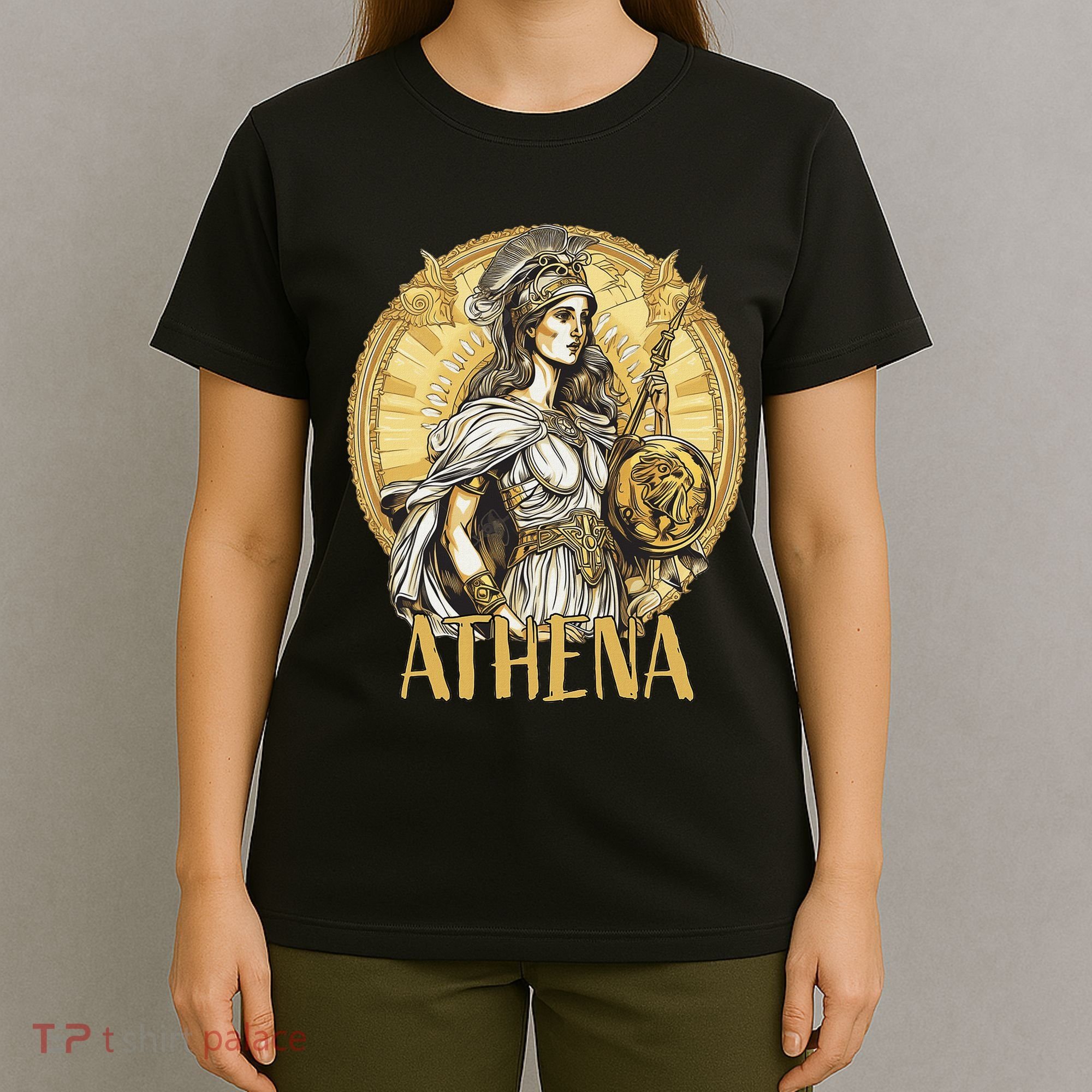 Greek Mythology Athena The Goddess Of Wisdom And War T-Shirt