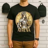 Greek Mythology Athena The Goddess Of Wisdom And War T-Shirt thumb 6