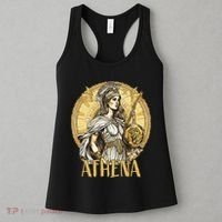 Greek Mythology Athena The Goddess Of Wisdom And War Women's Tank Top thumb 3