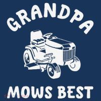 Grandpa Mows Best Lawn Mowing Mower Gardening Landscaping Apron thumb 3