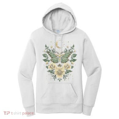Goblincore Moth Butterfly Moon Phases Cottagecore Art Women's Hoodie