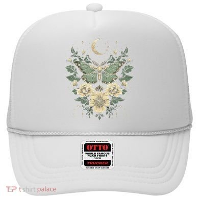 Goblincore Moth Butterfly Moon Phases Cottagecore Art Hat