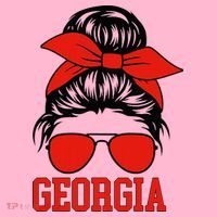 Georgia Messy Bun Varsity Coaster thumb 2