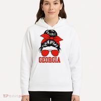 Georgia Messy Bun Varsity Hoodie thumb 5