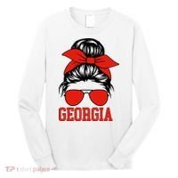 Georgia Messy Bun Varsity Long Sleeve Shirt thumb 0