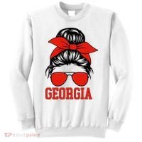 Georgia Messy Bun Varsity Sweatshirt thumb 0