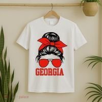 Georgia Messy Bun Varsity T-Shirt thumb 2