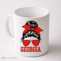 Georgia Messy Bun Varsity Coffee Mug thumb 0