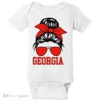 Georgia Messy Bun Varsity Baby Bodysuit thumb 0