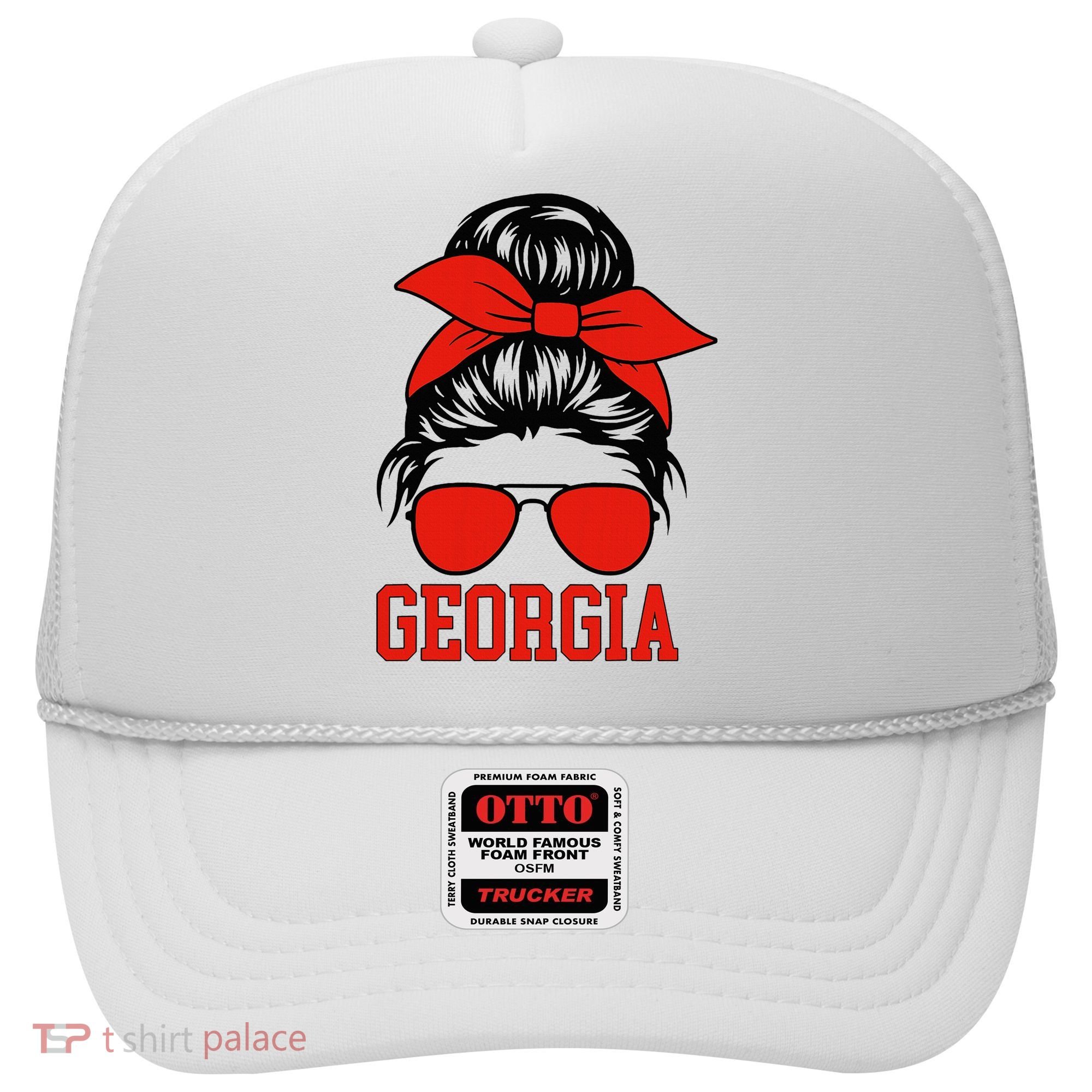 Georgia Messy Bun Varsity Hat