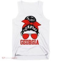 Georgia Messy Bun Varsity Tank Top thumb 0