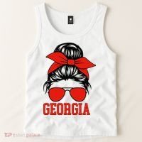 Georgia Messy Bun Varsity Tank Top thumb 2