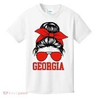 Georgia Messy Bun Varsity Kids T-Shirt thumb 0