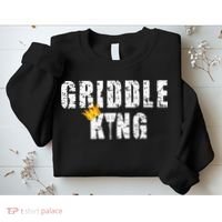 Griddle Master Barbecue Chef BBQ Grandpa Grillin Dad Sweatshirt thumb 2