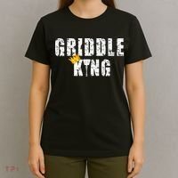 Griddle Master Barbecue Chef BBQ Grandpa Grillin Dad T-Shirt thumb 4