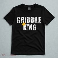 Griddle Master Barbecue Chef BBQ Grandpa Grillin Dad T-Shirt thumb 5