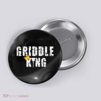 Griddle Master Barbecue Chef BBQ Grandpa Grillin Dad Button thumb 0
