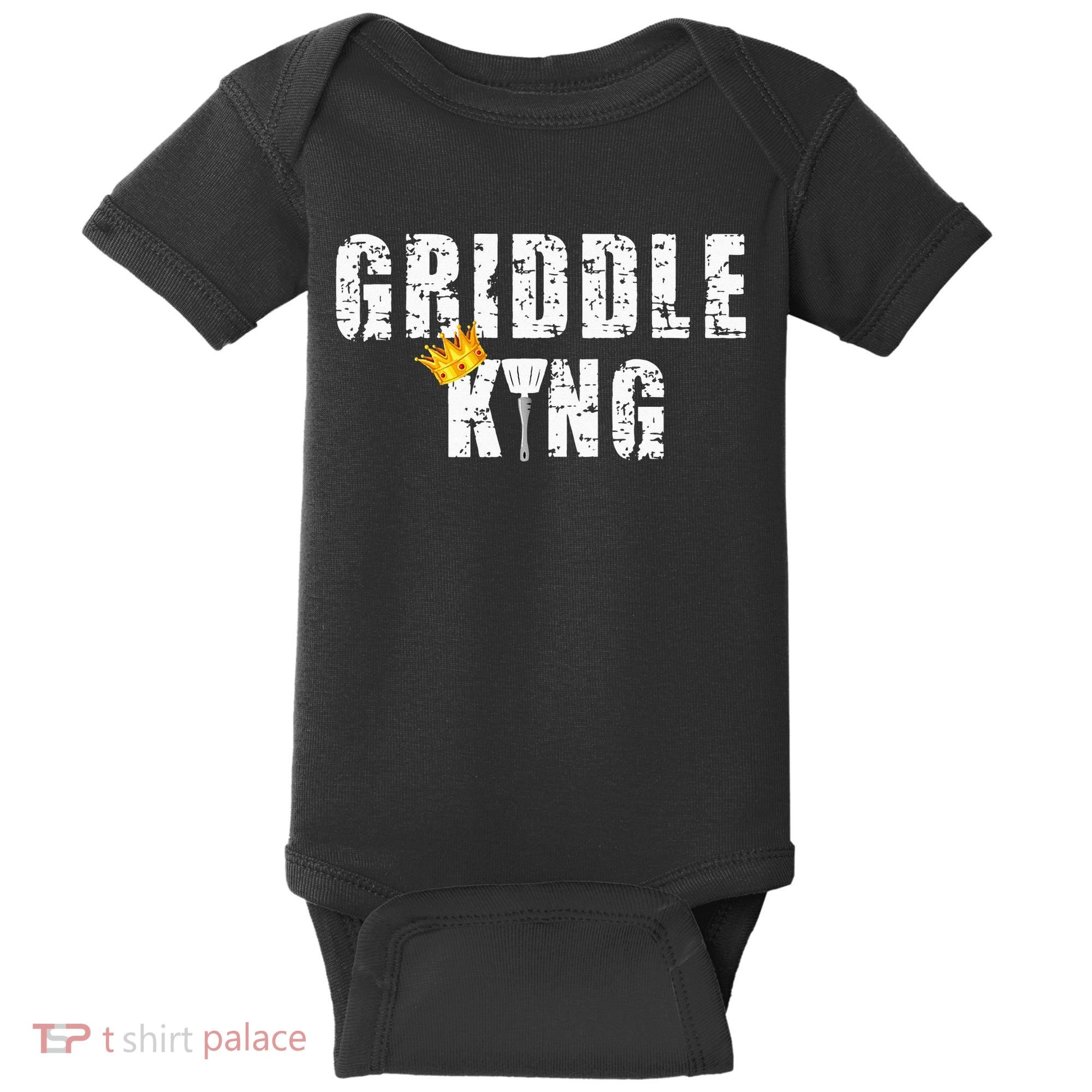 Griddle Master Barbecue Chef BBQ Grandpa Grillin Dad Baby Bodysuit