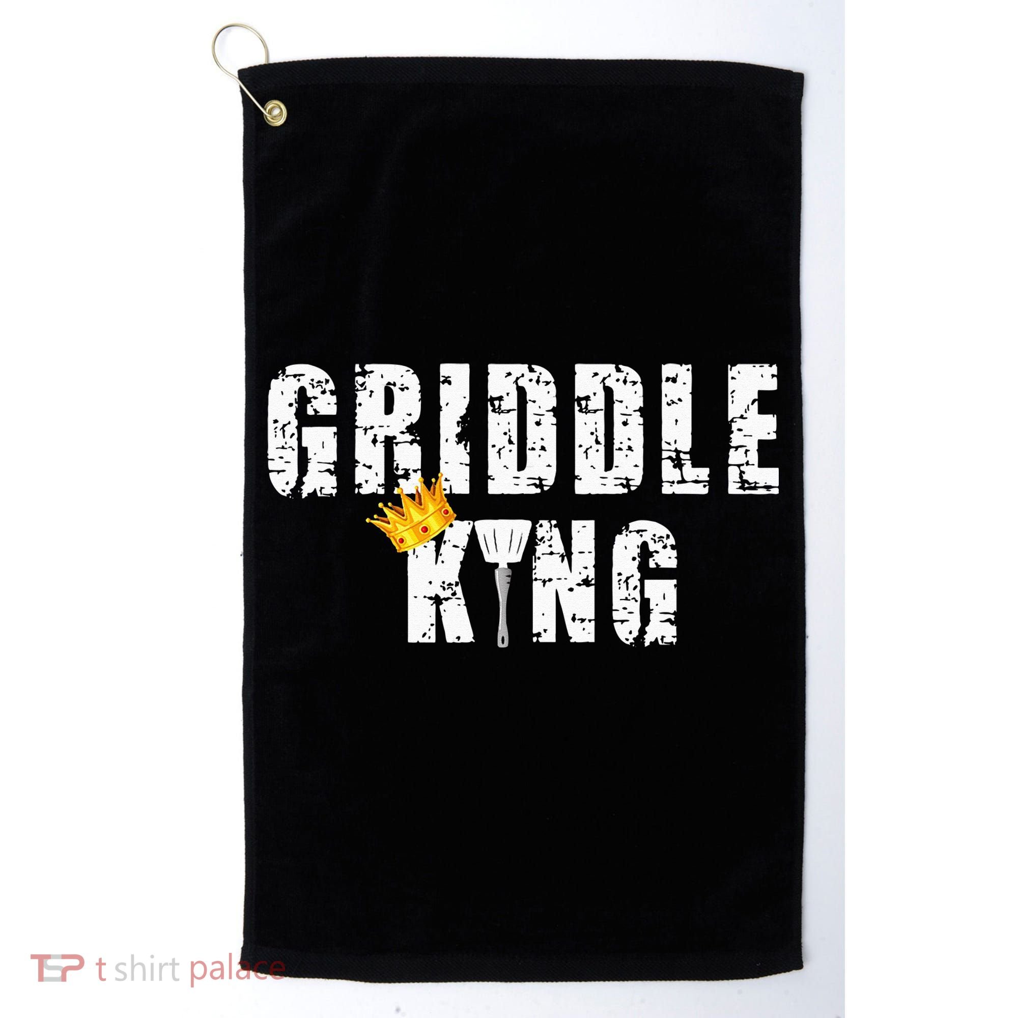 Griddle Master Barbecue Chef BBQ Grandpa Grillin Dad Golf Towel