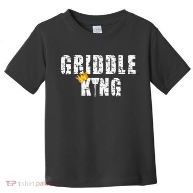 Griddle Master Barbecue Chef BBQ Grandpa Grillin Dad Toddler T-Shirt