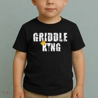 Griddle Master Barbecue Chef BBQ Grandpa Grillin Dad Toddler T-Shirt thumb 2